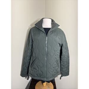 Taylor Stitch Vertical Quilted Jacket Men's 42 Large Olive Green. EUC